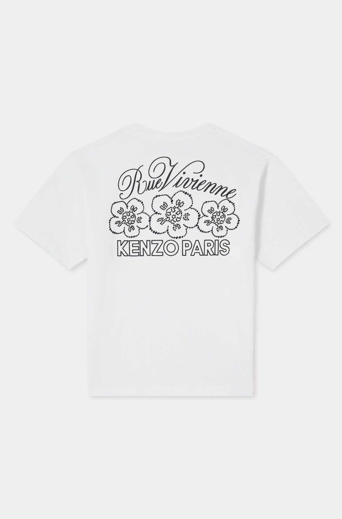 T-shirt oversize brodé Kenzo Constellation - Off White