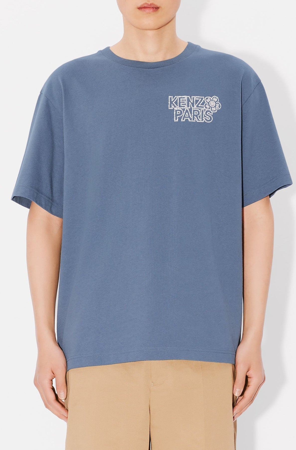 T-shirt oversize brodé Kenzo Constellation - Blue