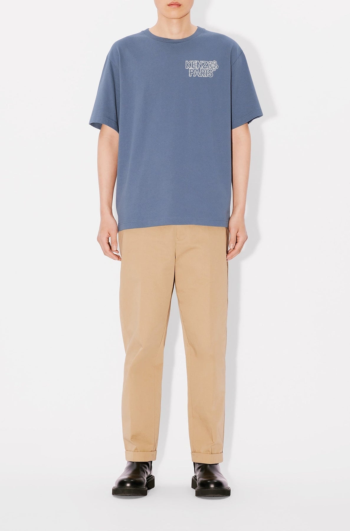 T-shirt oversize brodé Kenzo Constellation - Blue