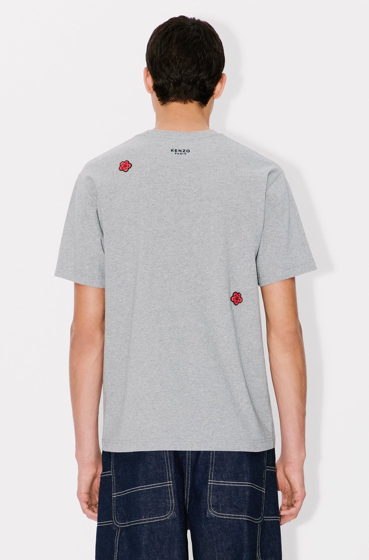 T-shirt brodé Boke Flower - Pearl Grey
