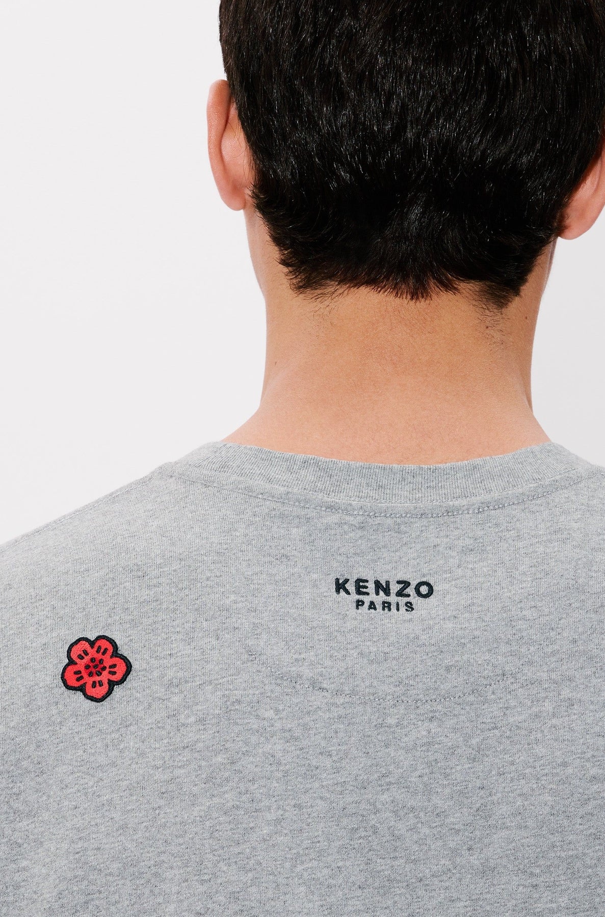T-shirt brodé Boke Flower - Pearl Grey