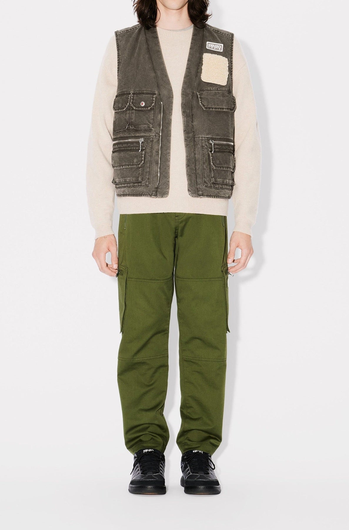 Gilet multi-poches - Taupe