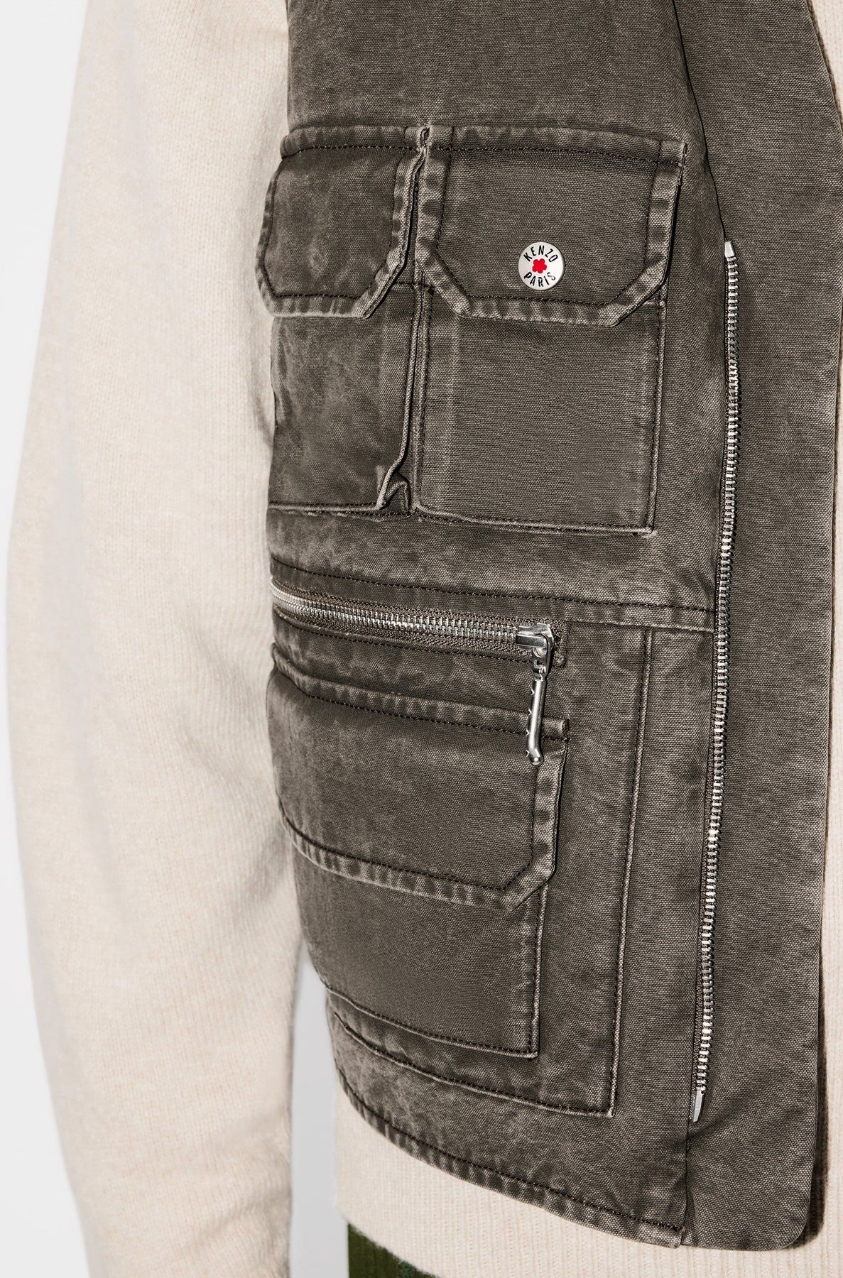 Gilet multi-poches - Taupe