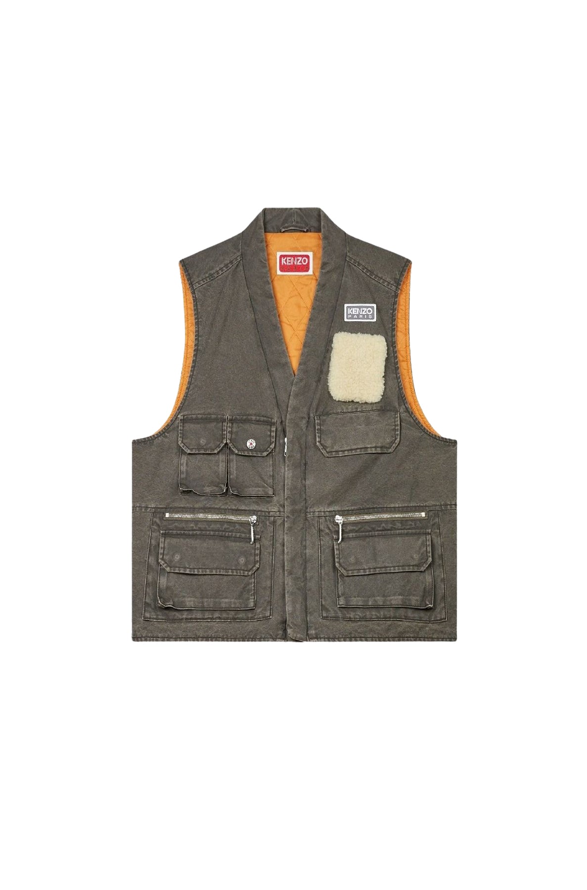 Gilet multi-poches - Taupe