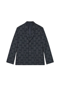 Kenzo Weave wool suit jacket - Black
