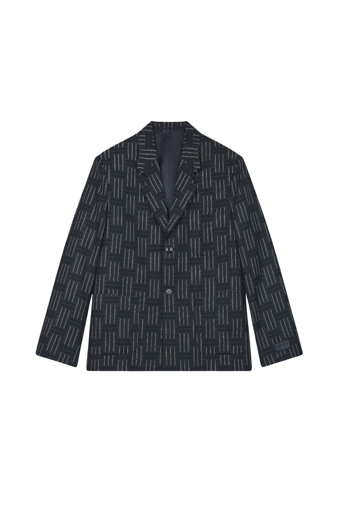 Kenzo Weave wool suit jacket - Black