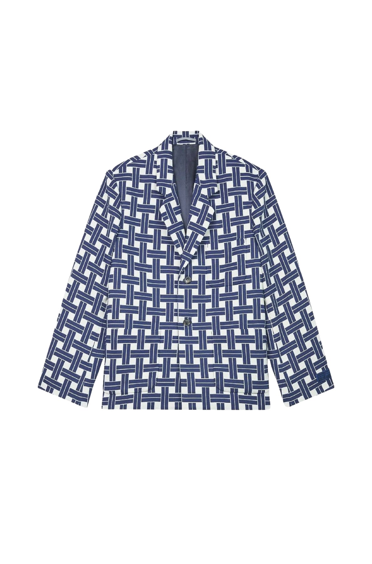 Kenzo Weave Suit Jacket - Midnight Blue
