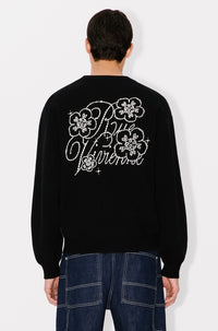 Cardigan brodé Kenzo Constellation en laine - Black