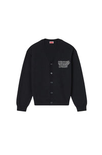 Cardigan brodé Kenzo Constellation en laine - Black