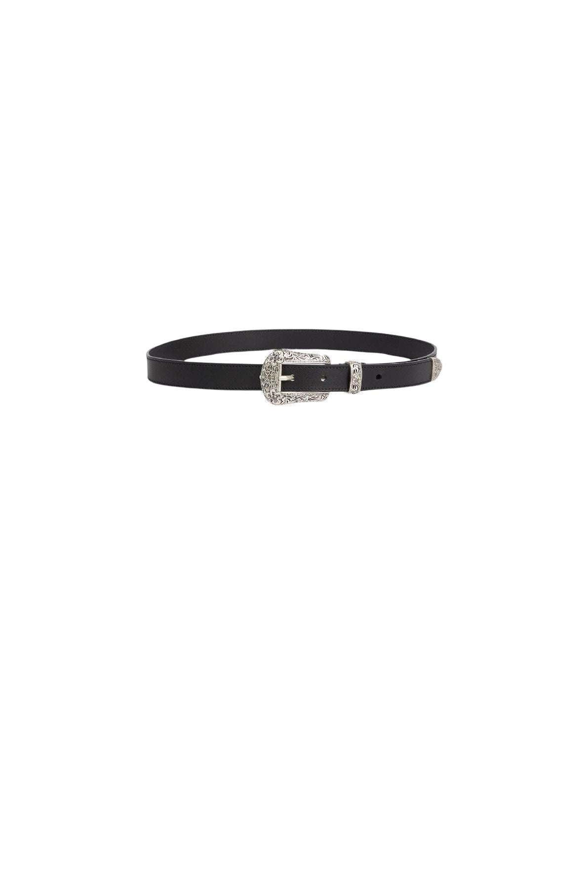 Ceinture western Kenzo Buckle en cuir - Black