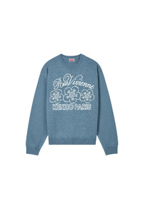 Pull brodé Kenzo Constellation en laine - Blue