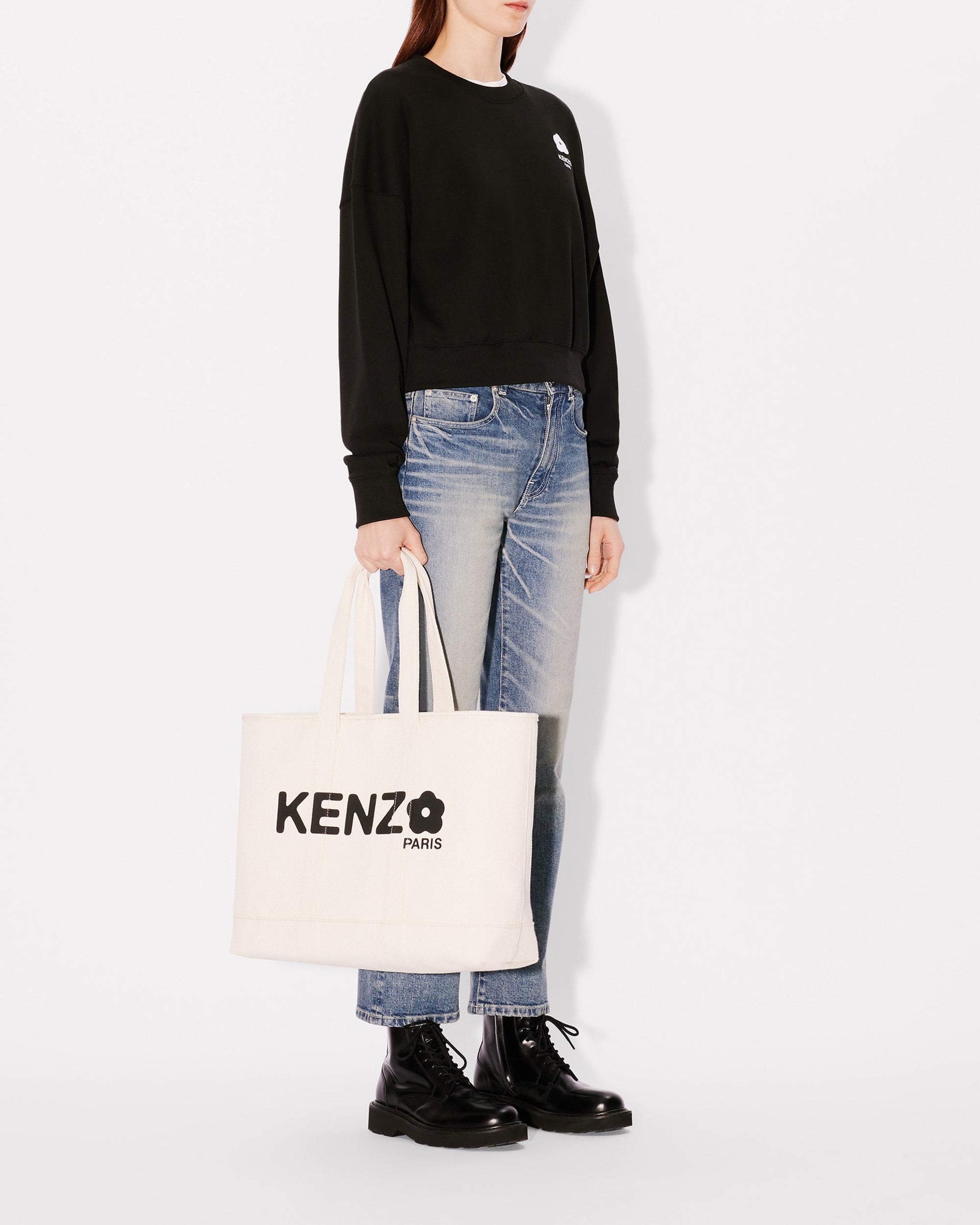 Grand tote bag Boke Flower 2.0 - Ecru