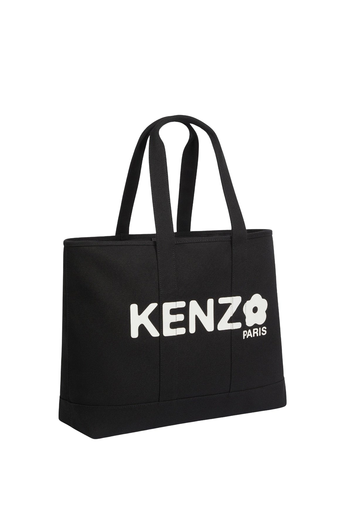 Boke Flower 2.0 large canvas tote bag - Black