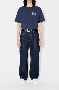 T-shirt oversize brodé Kenzo Jungle Heart - Midnight Blue