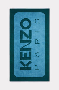 Kenzo Label Beach Towel - Bottle Green