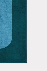 Kenzo Label Beach Towel - Bottle Green