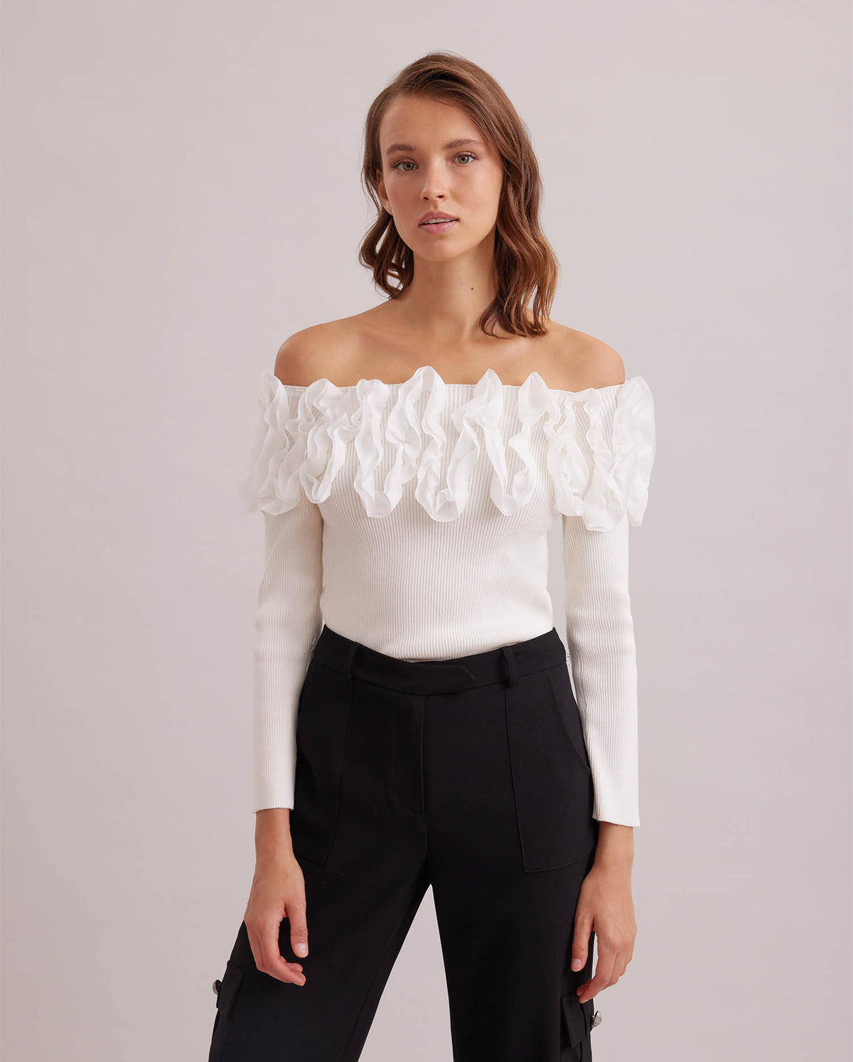 Moon White / Pullover Feda