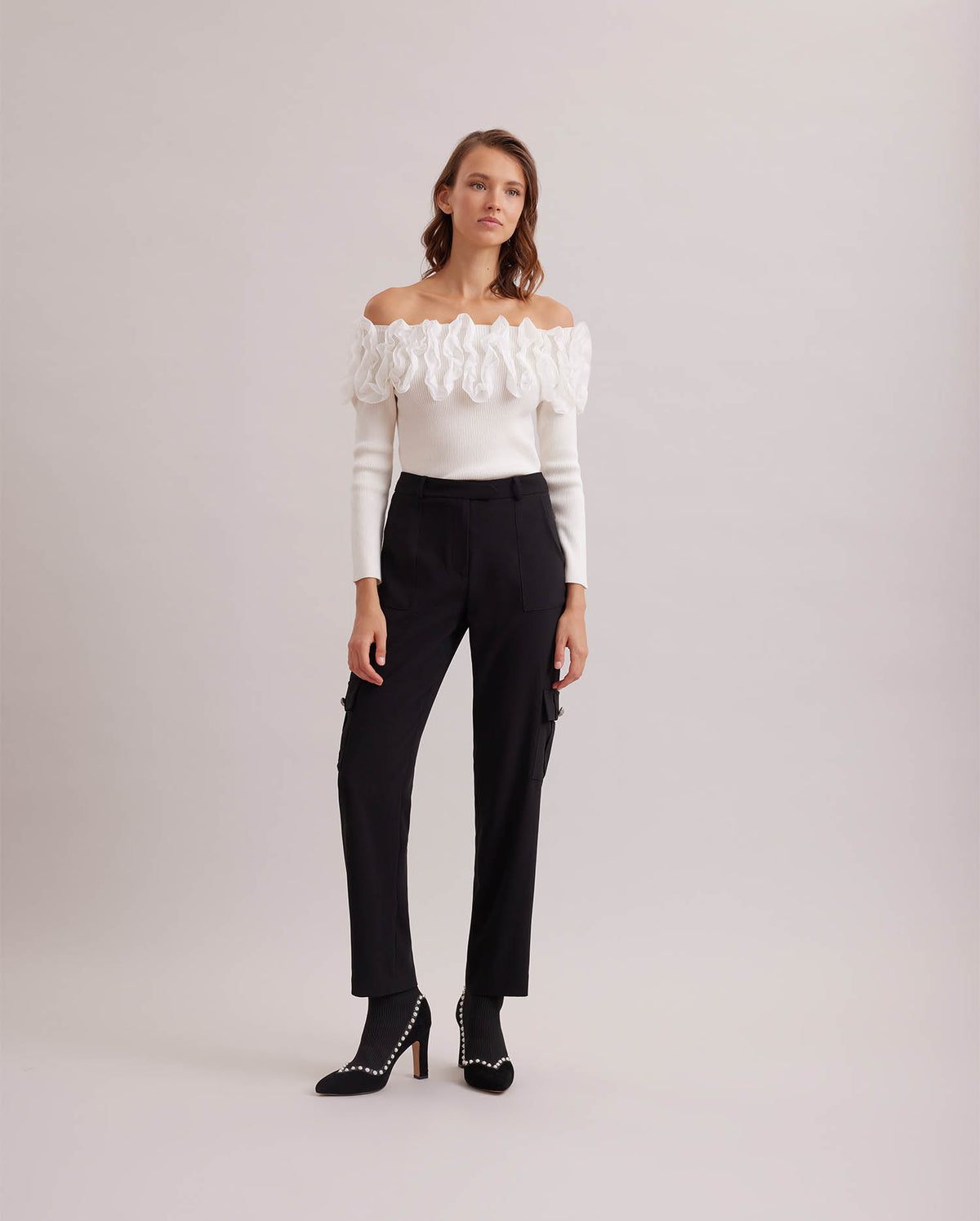 Moon White / Pullover Feda