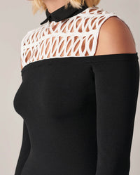 Black/White / Pullover Felicita