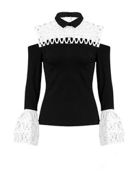 Black/White / Pullover Felicita