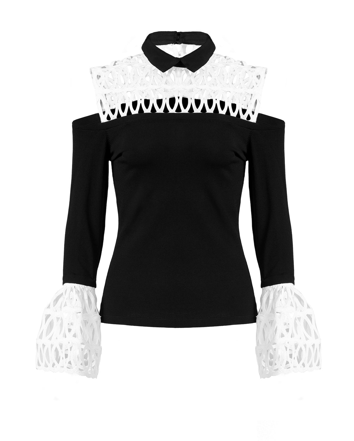 Black/White / Pullover Felicita