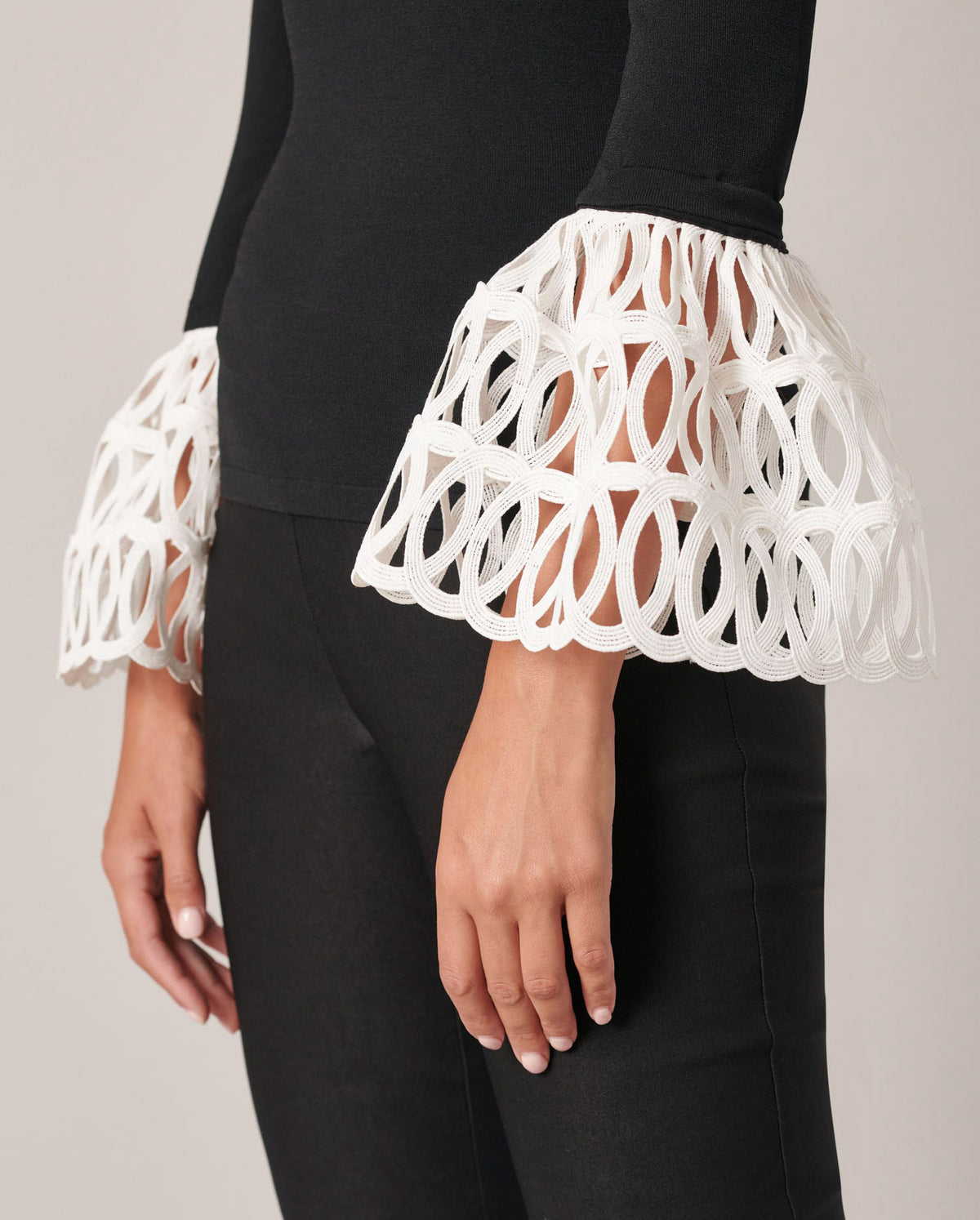 Black/White / Pullover Felicita