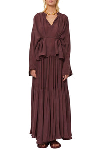 Blouse Fer à manches longues - Burgundy