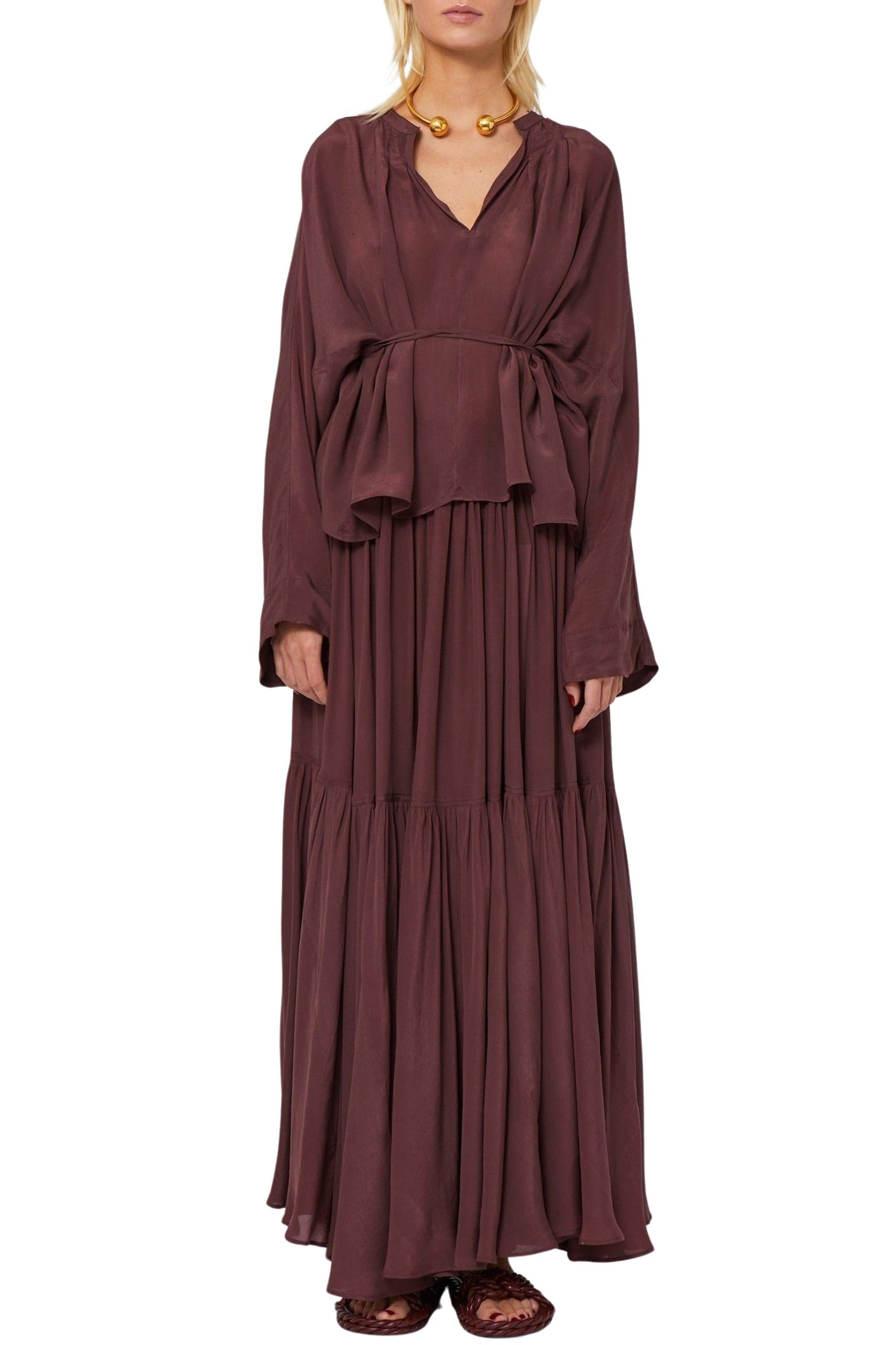 Blouse Fer à manches longues - Burgundy