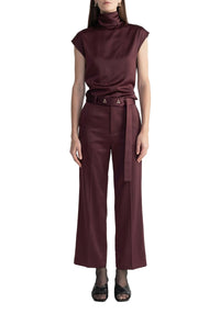 Ferris straight trousers - Merlot