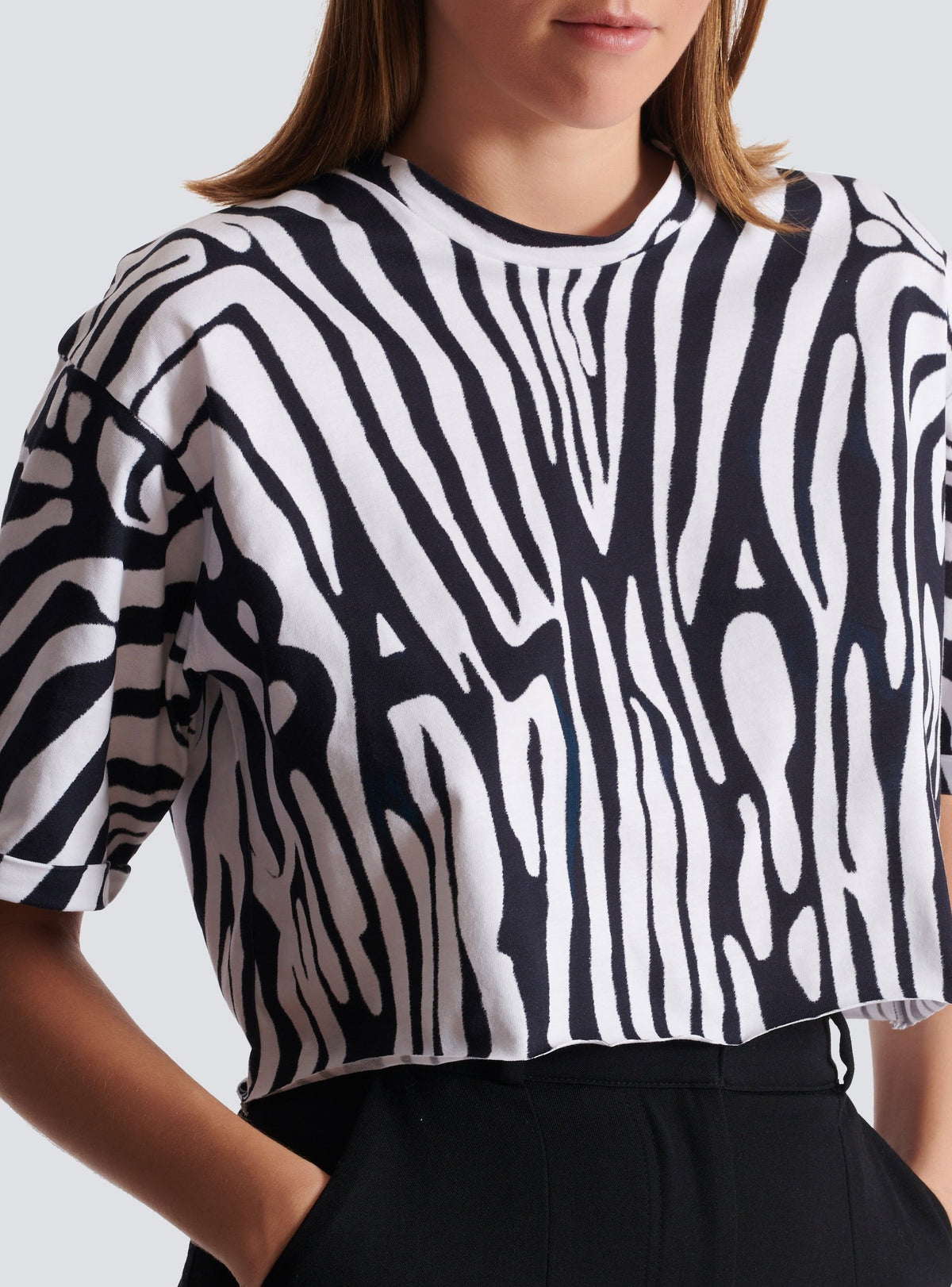Zebra T-shirt - Black & White