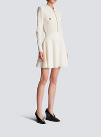 Knit skater skirt - Natural