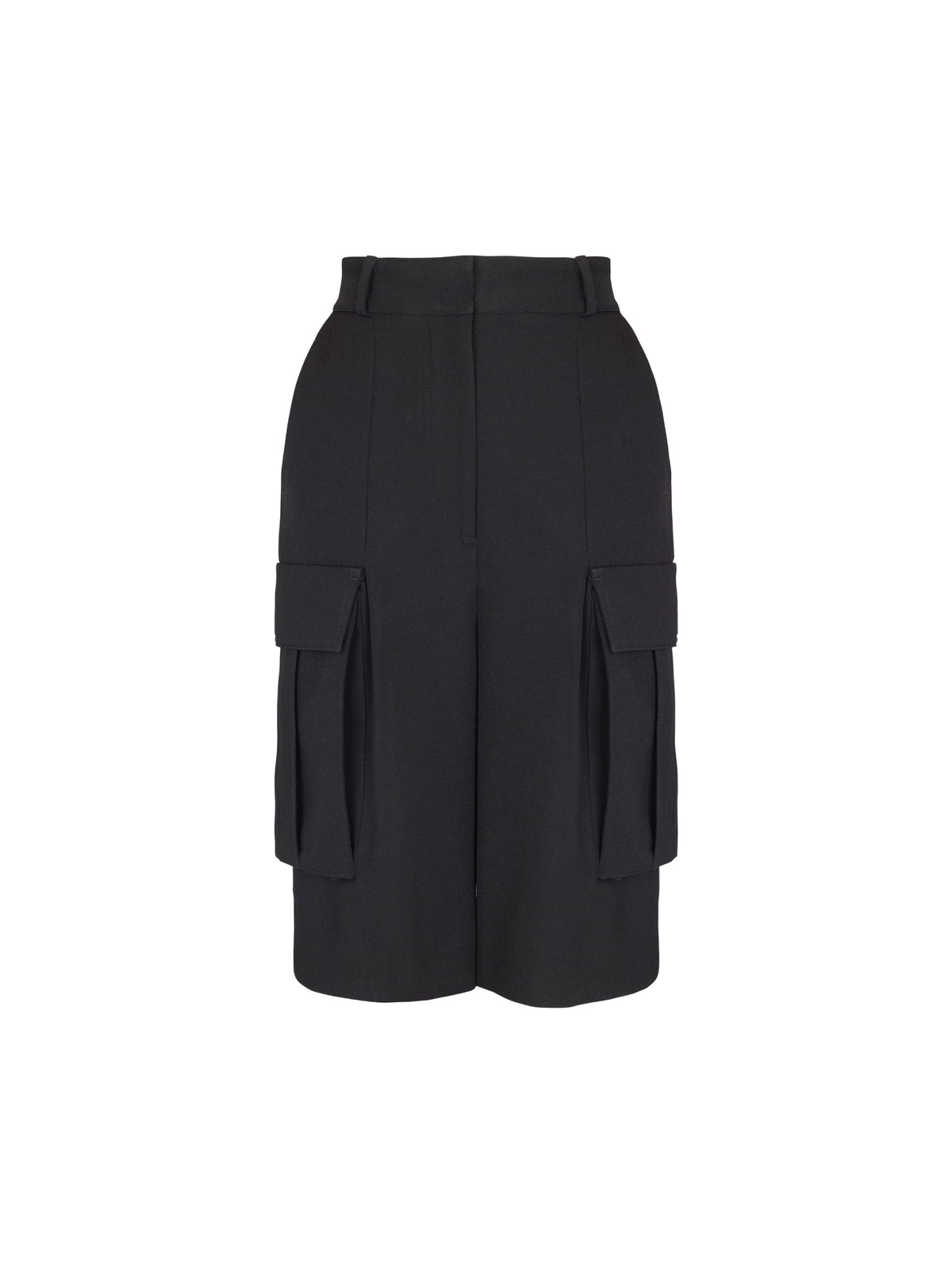 Bermuda en laine - Noir