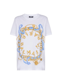 T-shirt imprimé Balmain Paris - Blanc