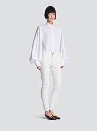 Pantalon blanc skinny - Blanc Cassé
