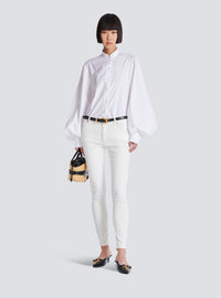 Pantalon blanc skinny - Blanc Cassé