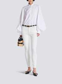 Pantalon skinny - Blanc Cassé