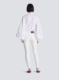 Pantalon blanc skinny - Blanc Cassé
