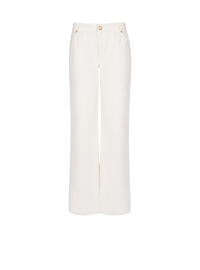 Jean droit en denim uni - Blanc Cassé