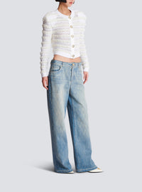 Straight-leg denim trousers - Light Denim Blue