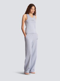 Débardeur avec imprimé balmain - Gris Chiné & Noir