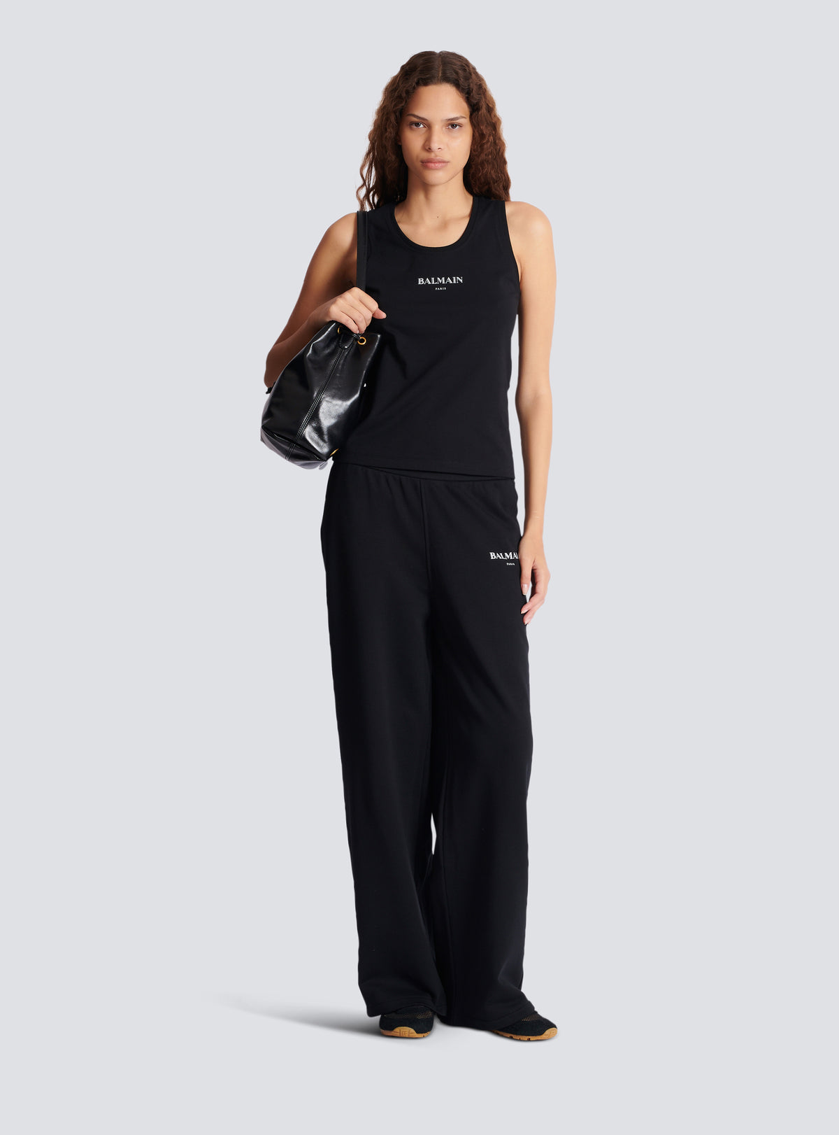 Débardeur avec imprimé balmain - Noir & Blanc