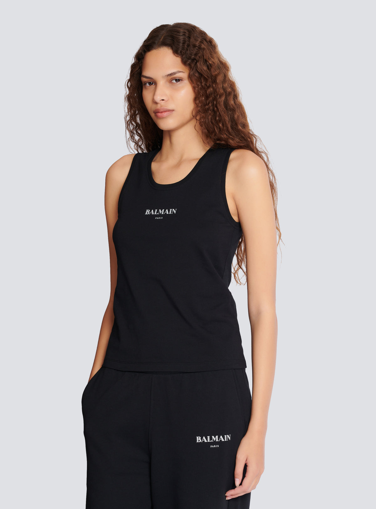Débardeur avec imprimé balmain - Noir & Blanc