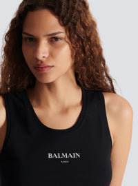Débardeur avec imprimé balmain - Noir & Blanc