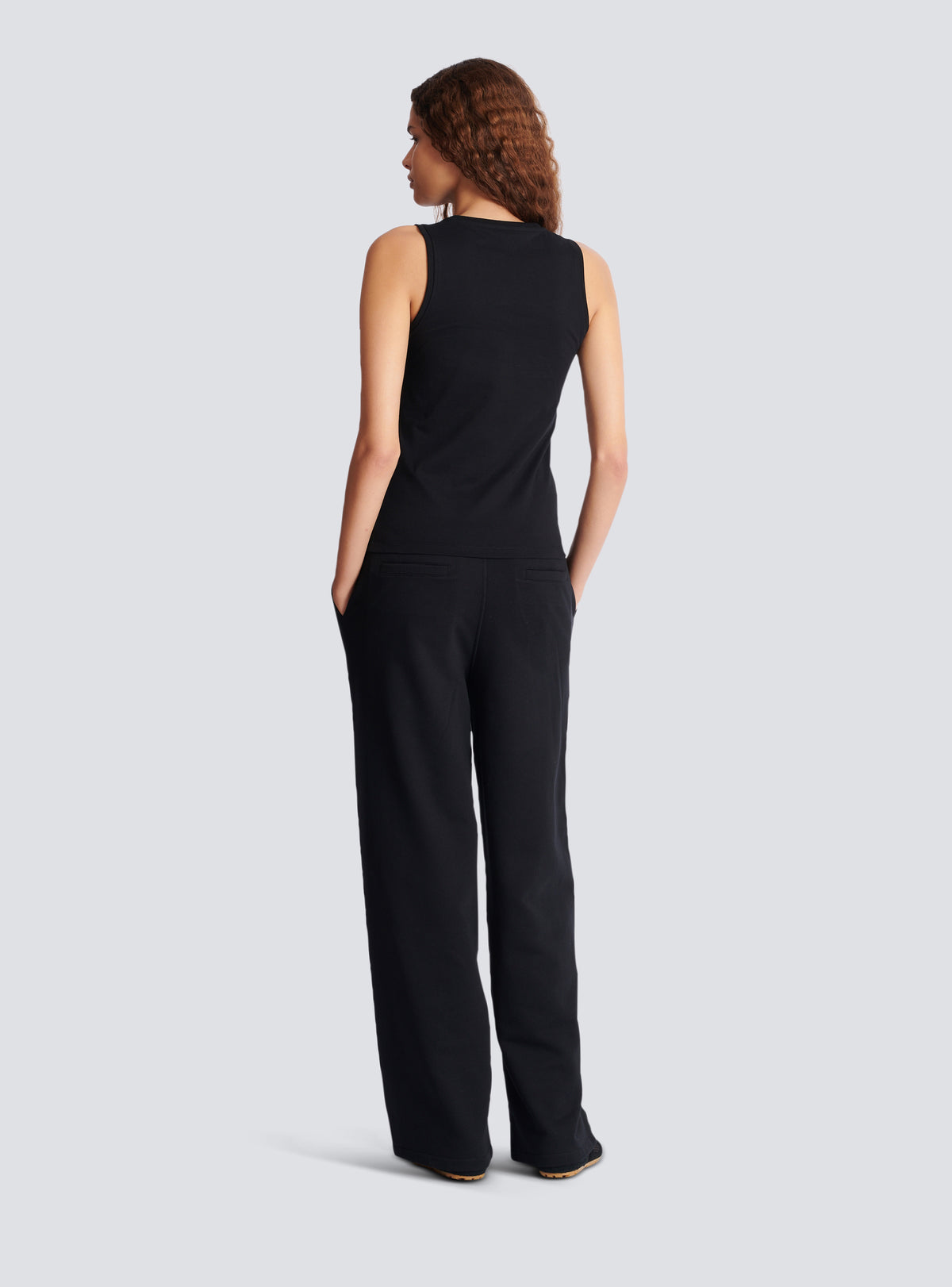Débardeur avec imprimé balmain - Noir & Blanc