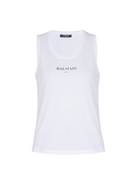 Débardeur avec imprimé balmain - Blanc & Noir