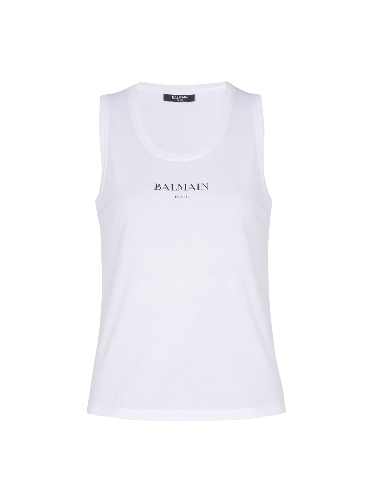 Débardeur avec imprimé balmain - Blanc & Noir