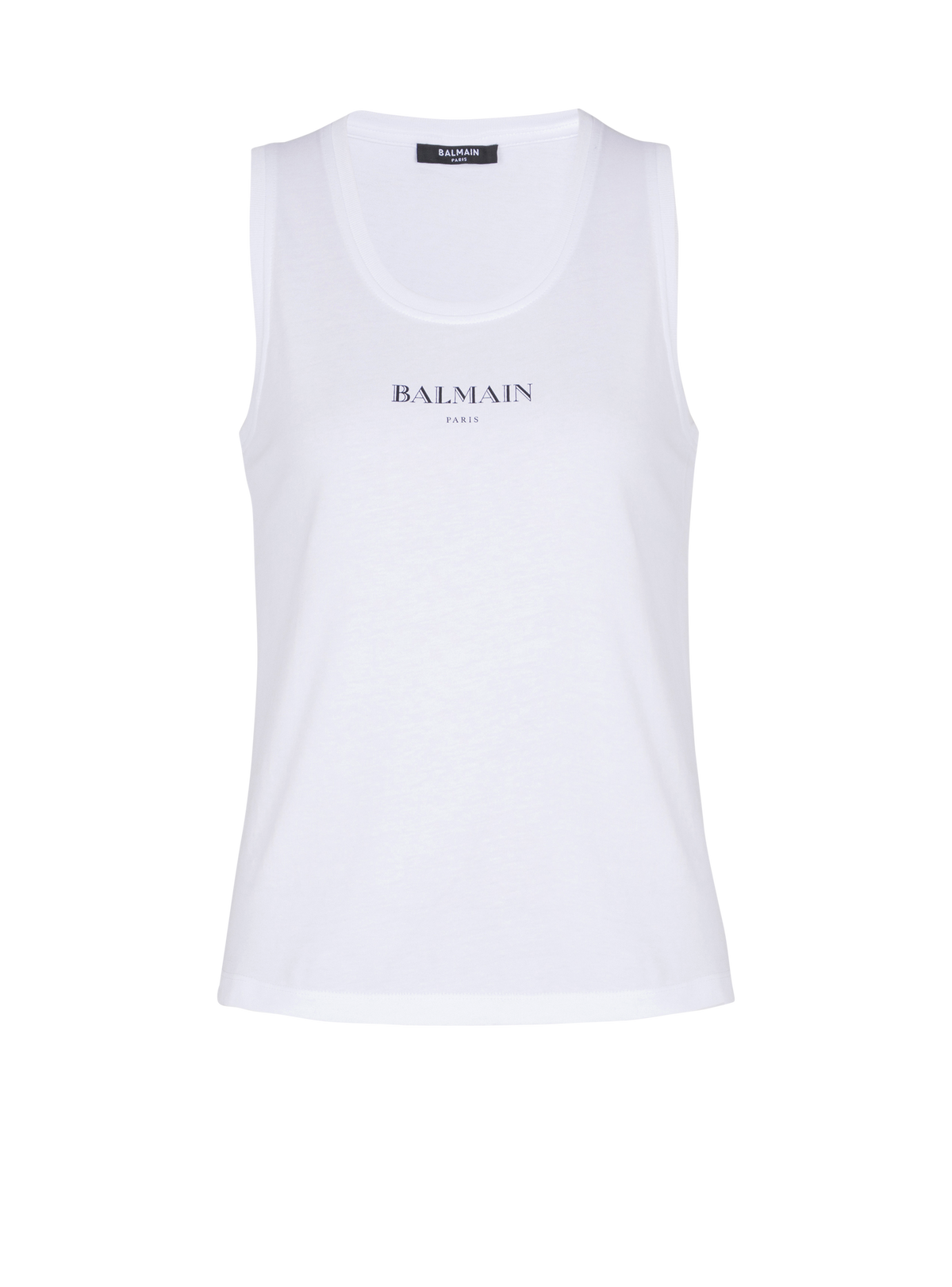 Débardeur avec imprimé balmain - Blanc & Noir