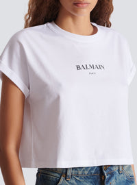 T-shirt court à manches courtes - Blanc & Noir