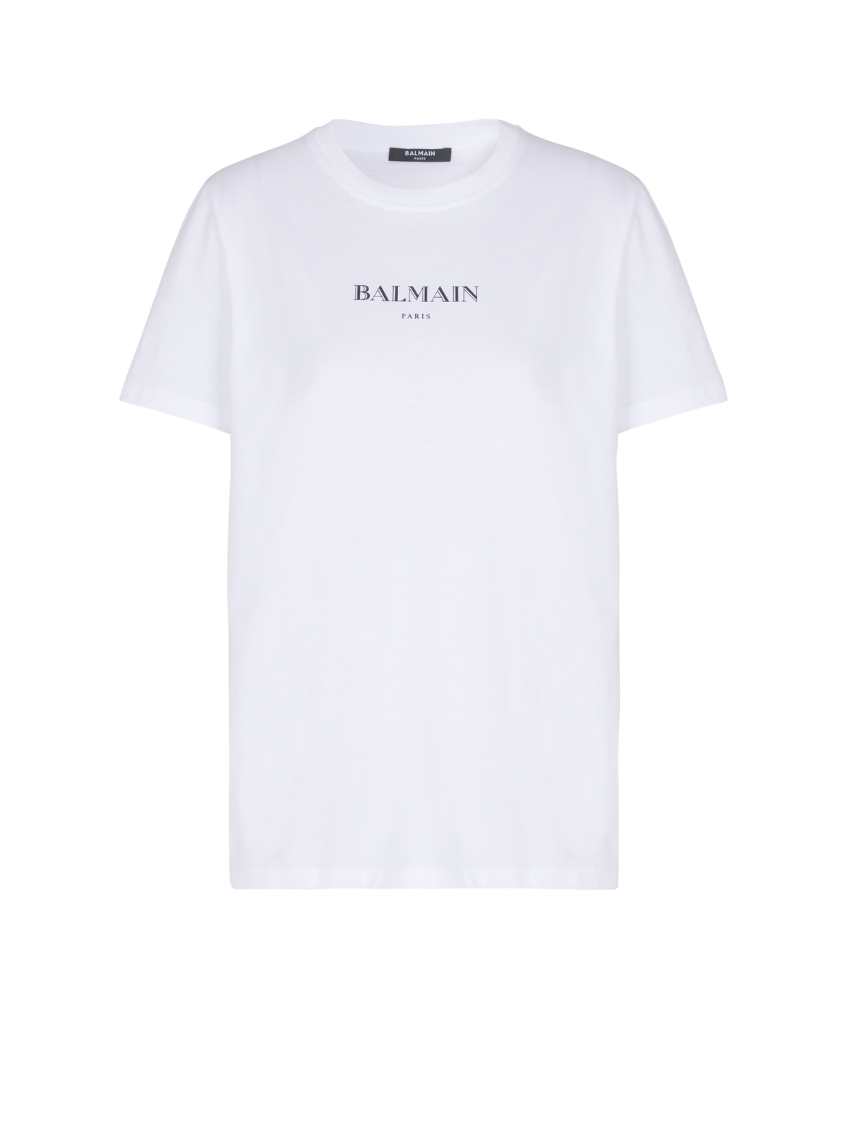 T-shirt avec imprimé balmain - Blanc & Noir
