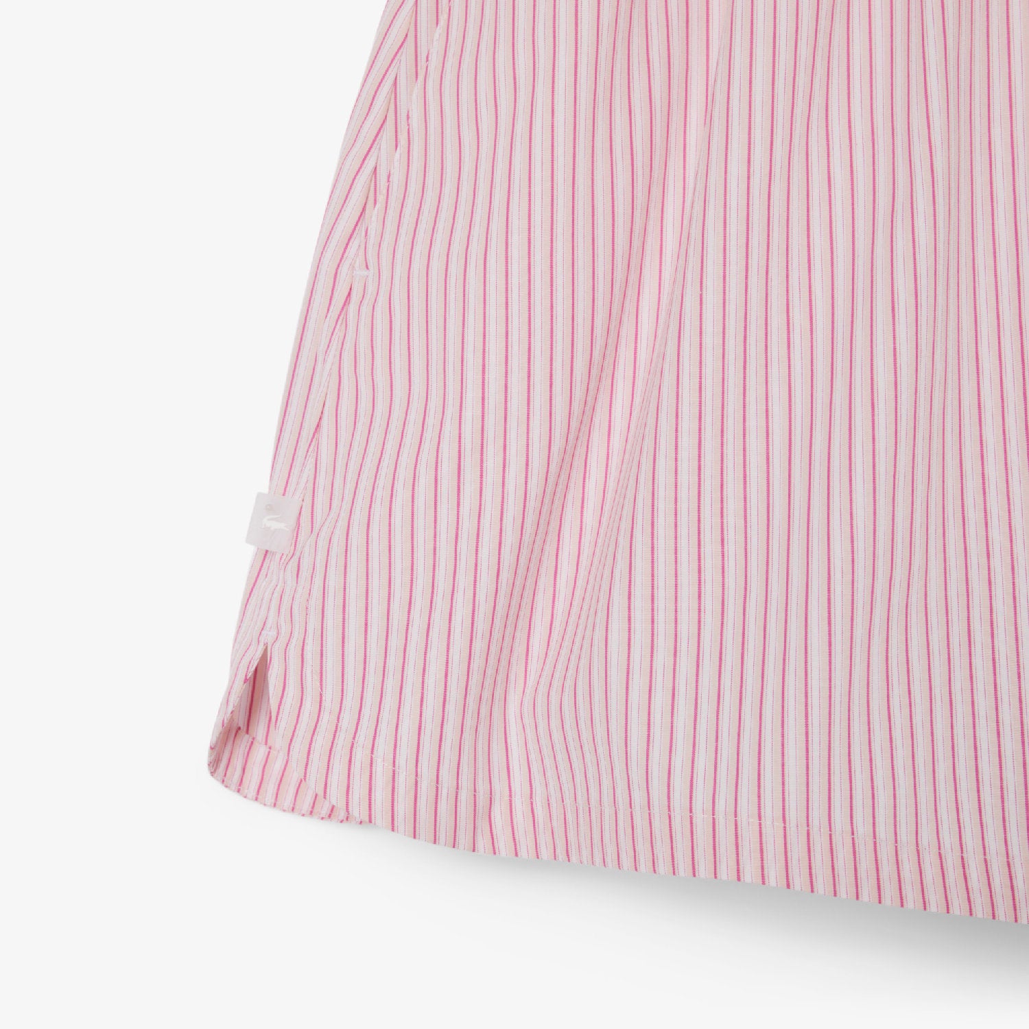 Striped button-down shorts - Malva & Nidus White